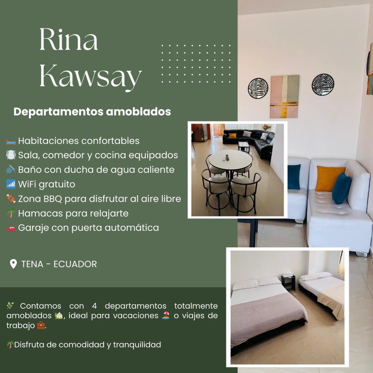 Rinakawsay - Viveviajando Hermoso Penthouse Completamente Amoblado En Tena公寓 外观 照片